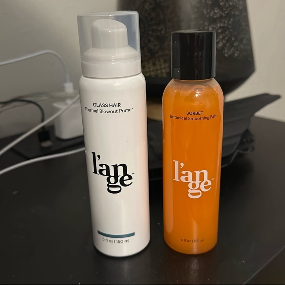 Lange glass hair and Sorbet